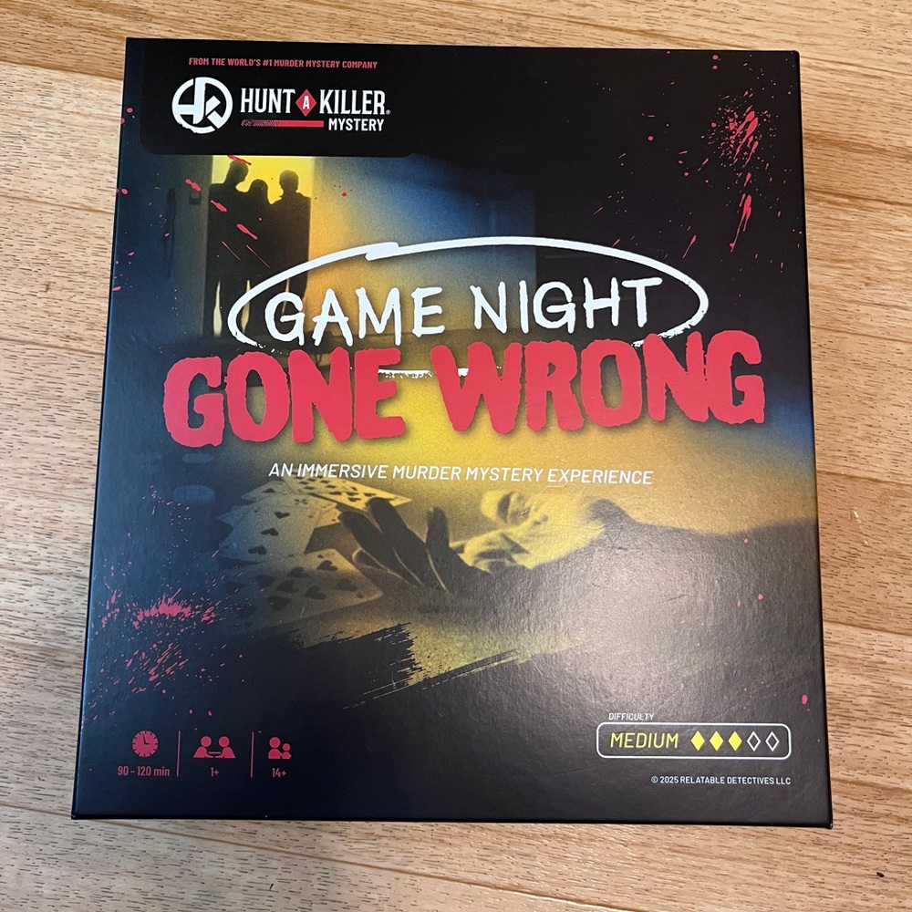 Hunt A Killer — Game Night Gone Wrong — Complete Mystery Game